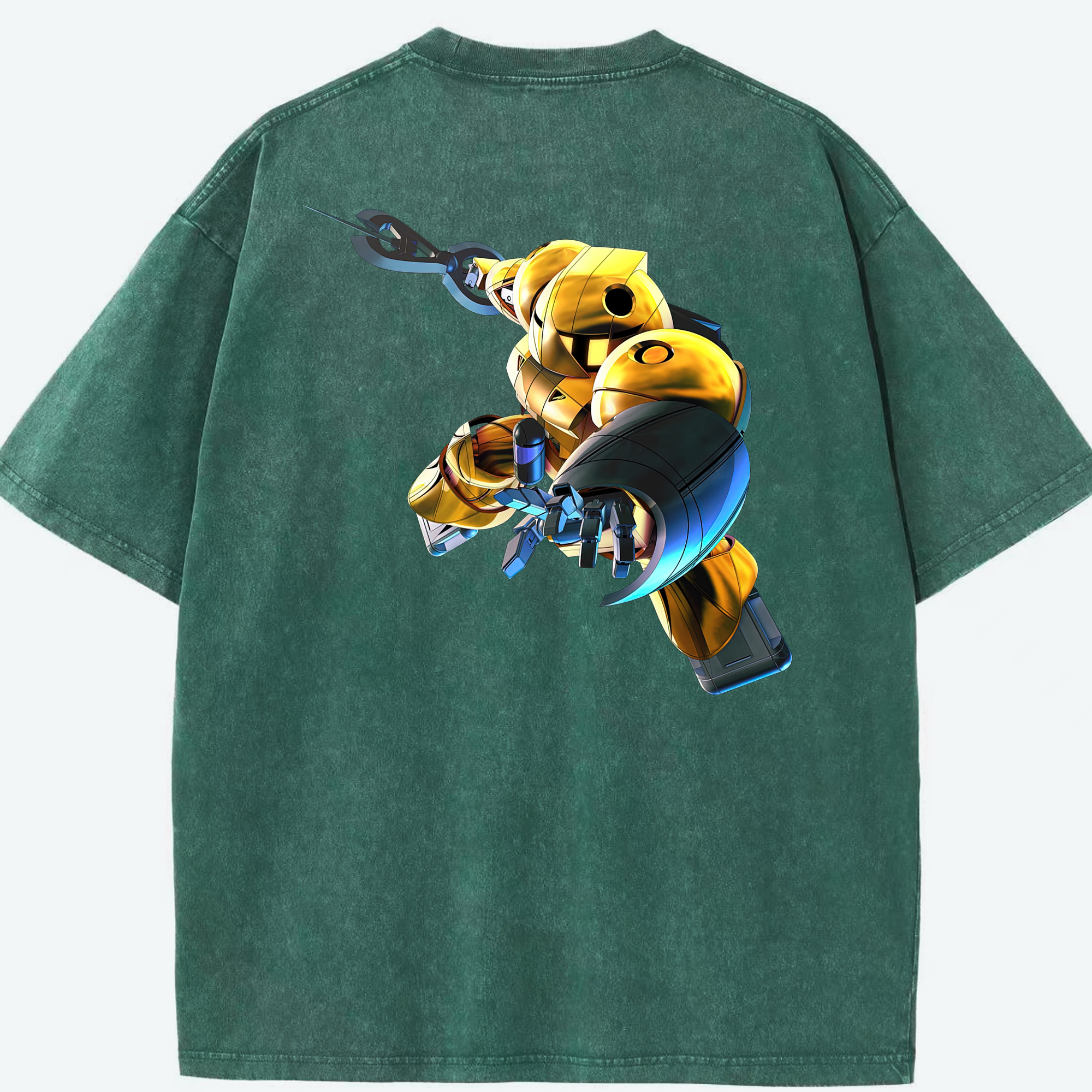 （画像用） 機動戦士ガンダム Mobile Suit Gundam 綿100% ヴィンテージ風 半袖Tシャツ（背面プリント）
